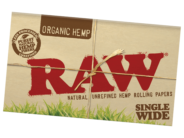 Raw Organic Single Wide Papers