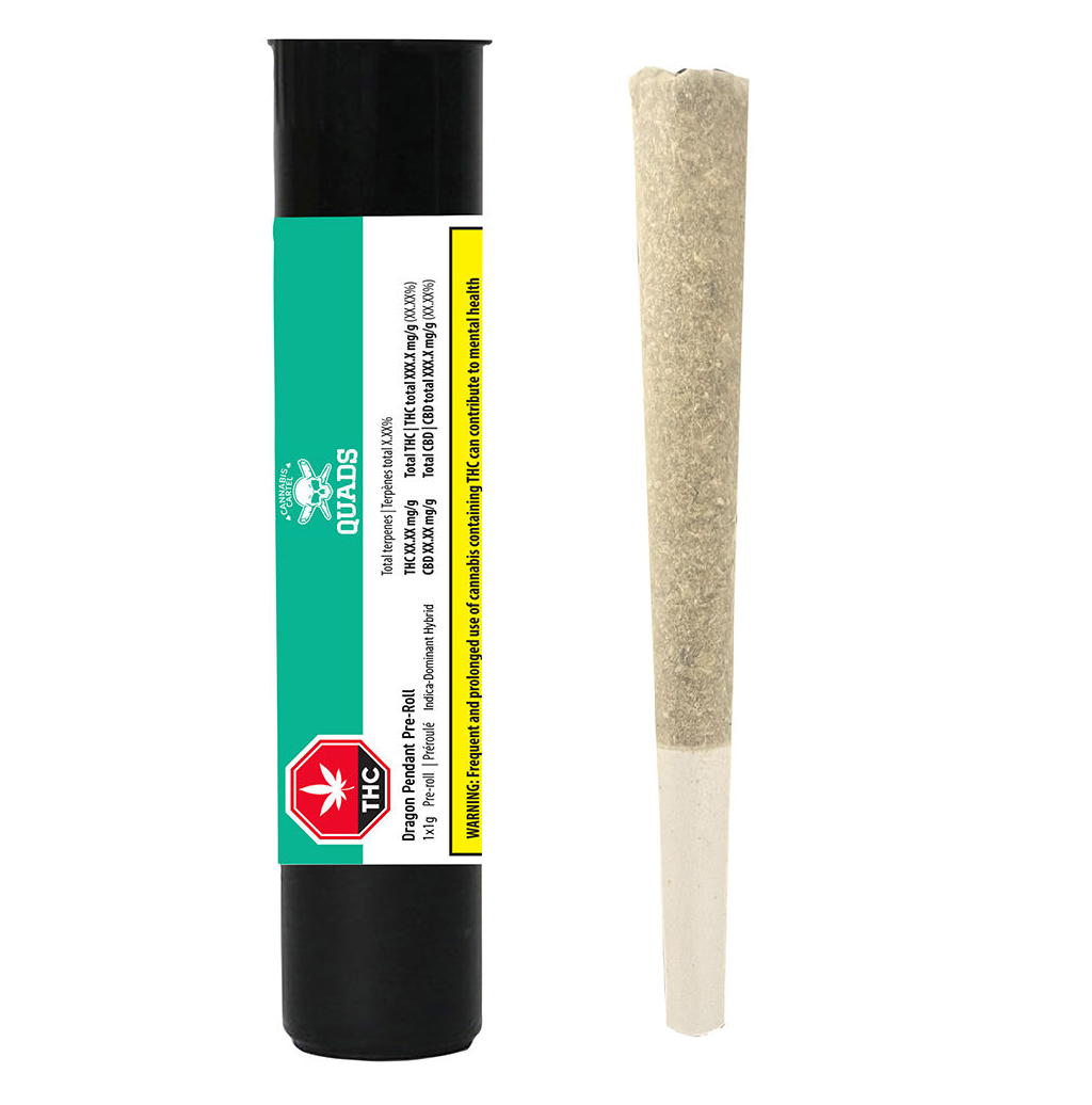 Cannabis Cartel QUADS - Dragon Pendant - 1x1g